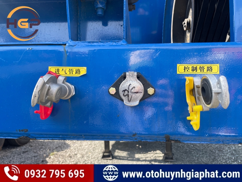 Tay hơi của sơ mi rơ mooc xi téc Mingwei mới