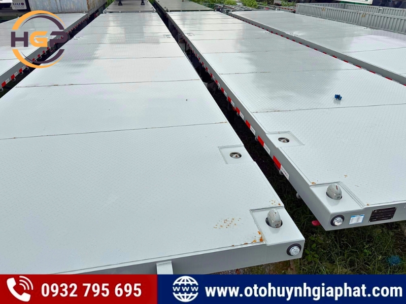 Tổng kho mooc sàn Kaile 3 trục dài 14m - 14.3m