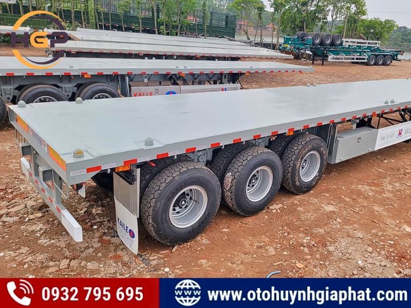 Rơ mooc sàn Kaile 3 trục 45 feet