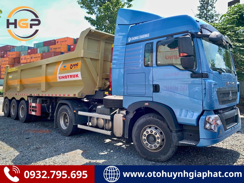 Giá rẻ bất ngờ khi mua mooc ben tự đổ Sinotruk Yunli