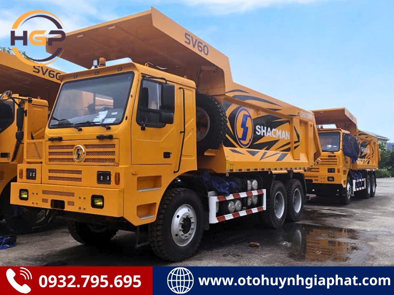 Giá bán xe tải ben SHACMAN cabin đầu lệch 385HP Cummins