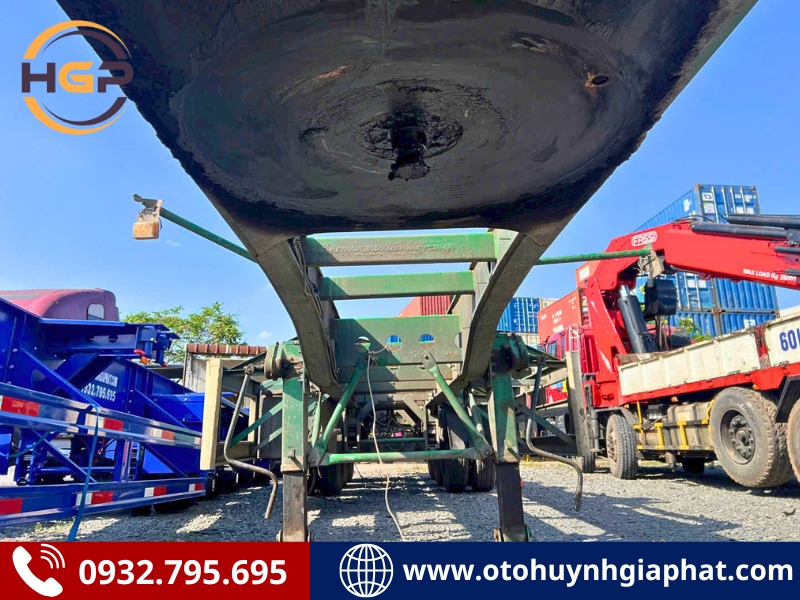 Ắc kéo của mooc xương Cimc 3 trục 40 Feet 2014 cũ