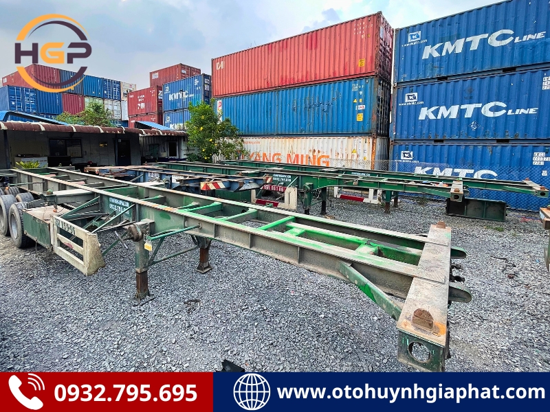 Bán 4 chiếc mooc xương Cimc 2014 cũ