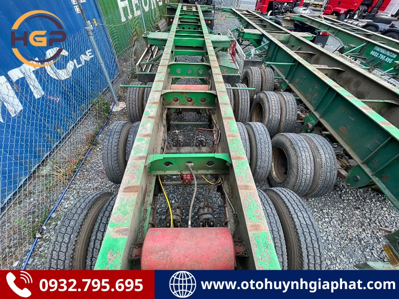 Dàn mooc xương Cimc 3 trục 40 Feet 2014 cũ bán giá rẻ