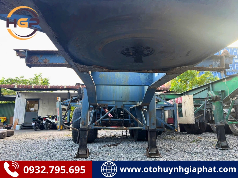 Khung gầm của mooc xương 2 trục 20 feet CPT 2016 cũ