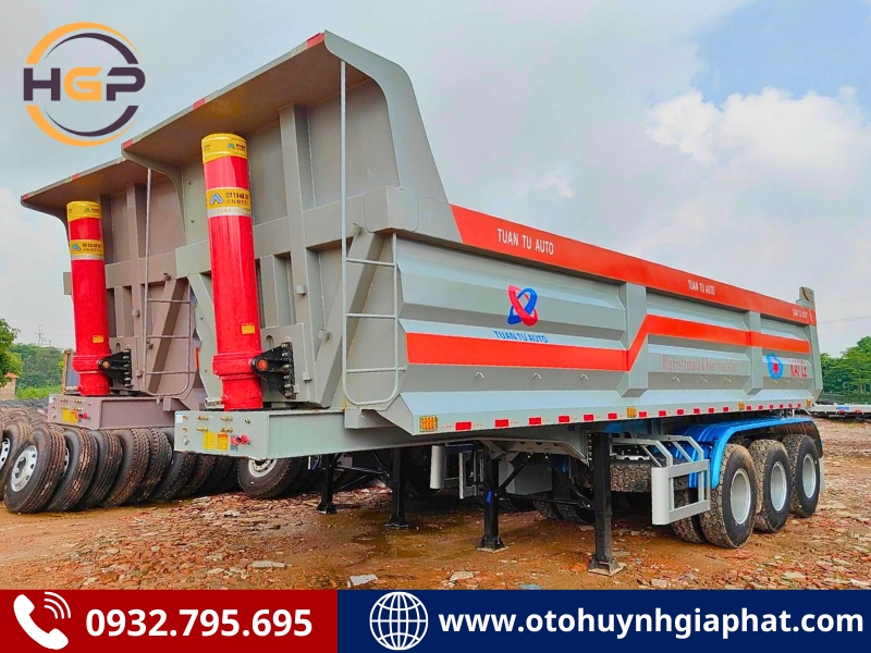 Hàng sẵn giao ngay - Rơ mooc ben tự đổ Kaile 2026