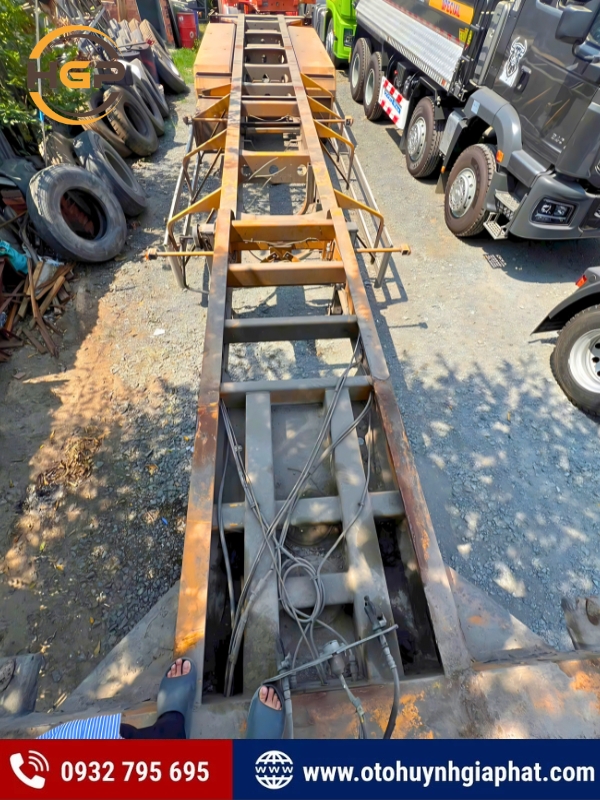 Rơ mooc cổ cò Cimc Shenzen 40 feet 2017 cũ