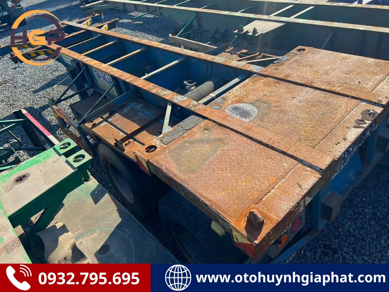 Rơ mooc xương 2 trục 20 feet CPT 2016 cũ