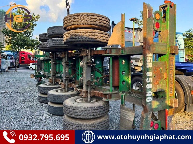 Rơ mooc xương Cimc 3 trục 40F 2014 cũ