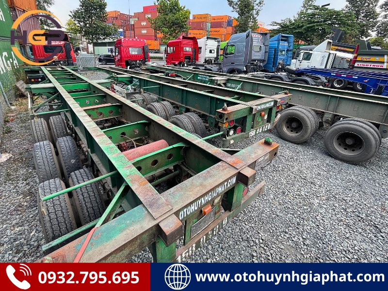 Giá sơ mi rơ mooc Cimc cũ qua sử dụng