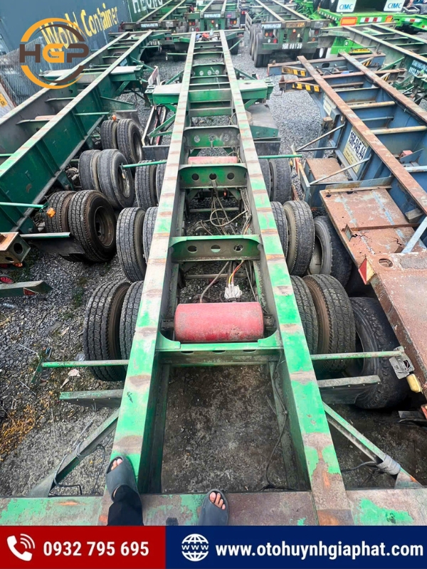 Xả kho bán lỗ 4 chiếc rơ mooc Cimc cũ qua sử dụng