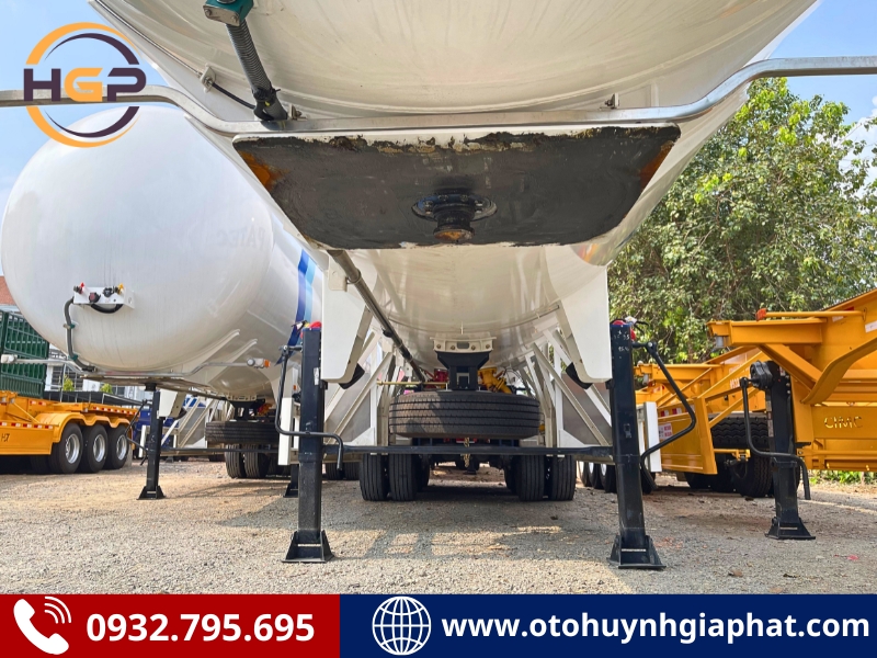 Ắc kéo của mooc bồn chở Gas LPG 53m3