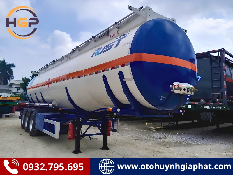 Sơ mi rơ mooc bồn chở methanol 39 khối Cimc Patec