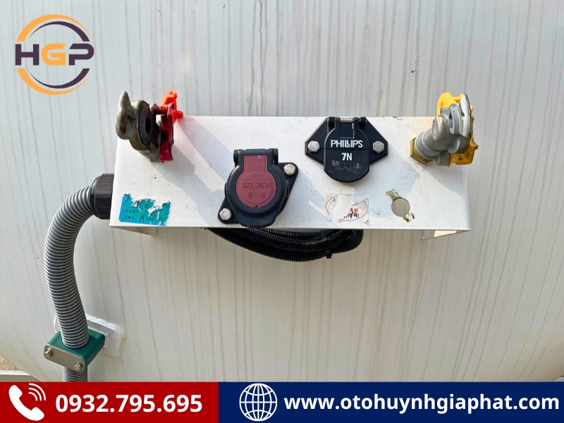 Tay hơi của mooc bồn chở Gas LPG 53m3