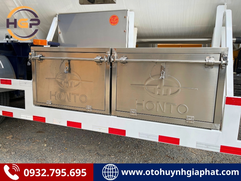Thùng đồ nghề của mooc bồn chở Gas LPG 53m3