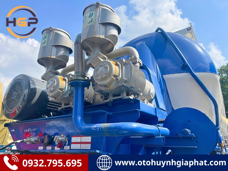Động cơ của mooc xi téc chở bột mì CIMC 46m3