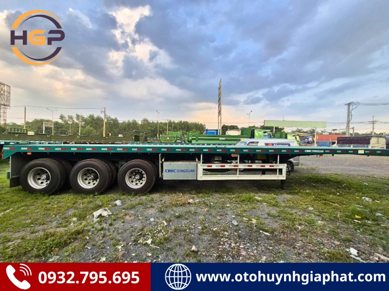 Tổng kho mooc sàn CIMC DONGGUAN 3 trục 45 FT
