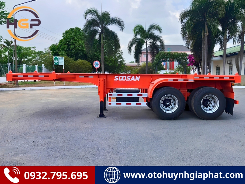 Tổng kho rơ mooc Soosan các loại tại Bình Dương
