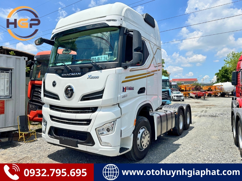 Hàng sẵn - Xe đầu kéo SHACMAN X6000 460HP Cummins