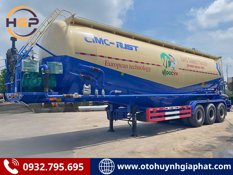 Sơ mi rơ mooc bồn xi téc Cimc Rjst 46.75 khối