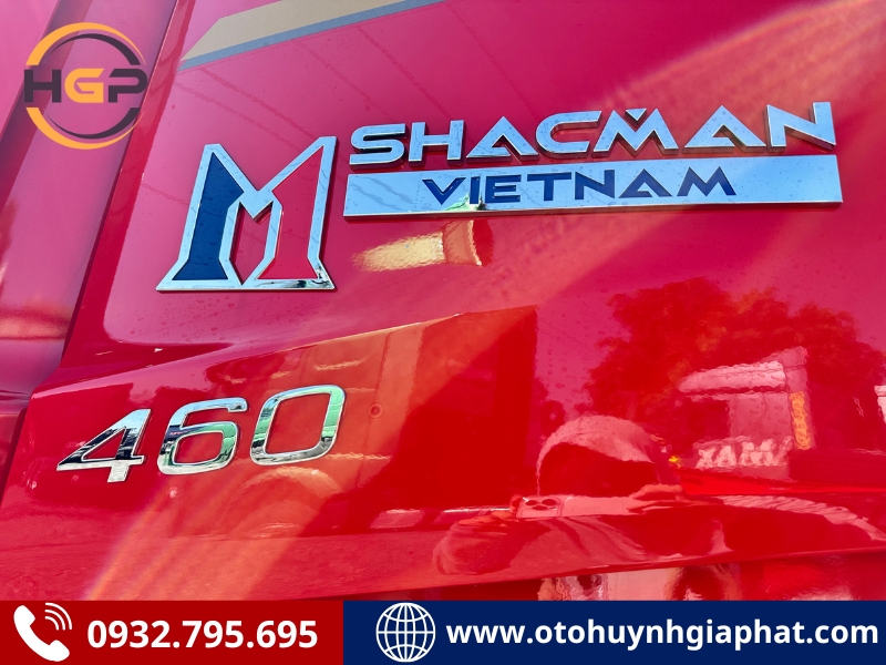 Ngoại thất của xe SHACMAN X6000 460HP Cummins
