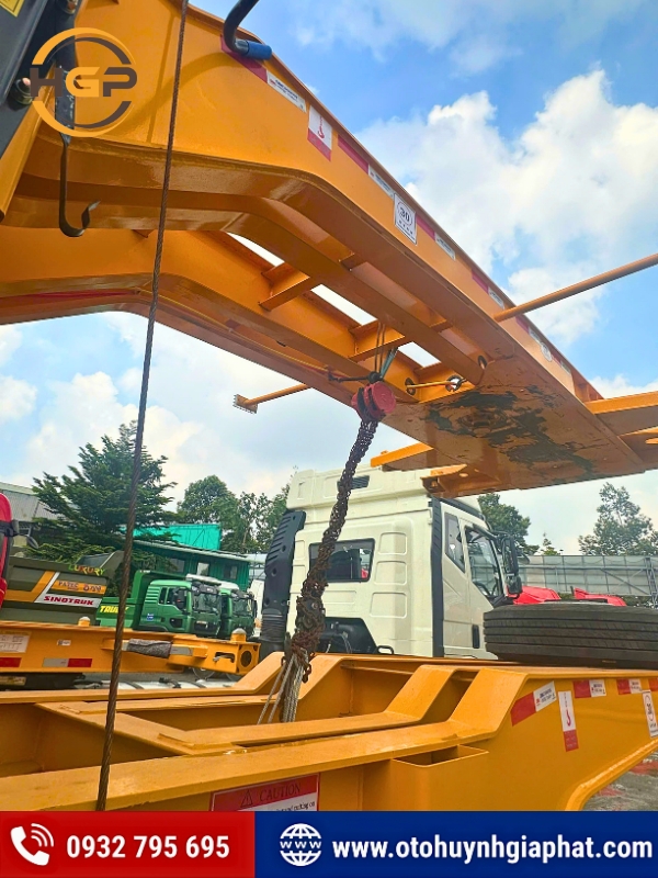 Thanh cổ của rơ mooc cổ cò CIMC DONGYUE 45 feet