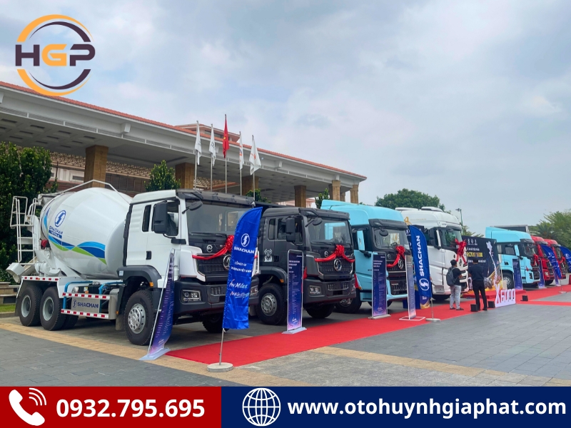 Tổng kho xe đầu kéo SHACMAN tại Bình Dương