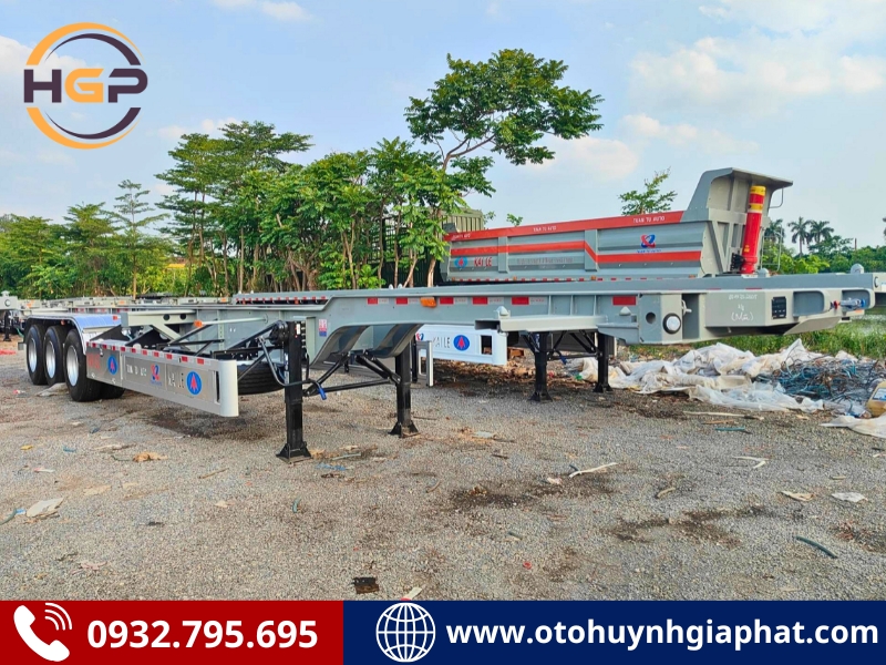 Bán rơ mooc cổ cò KAILE 3 trục 45 feet