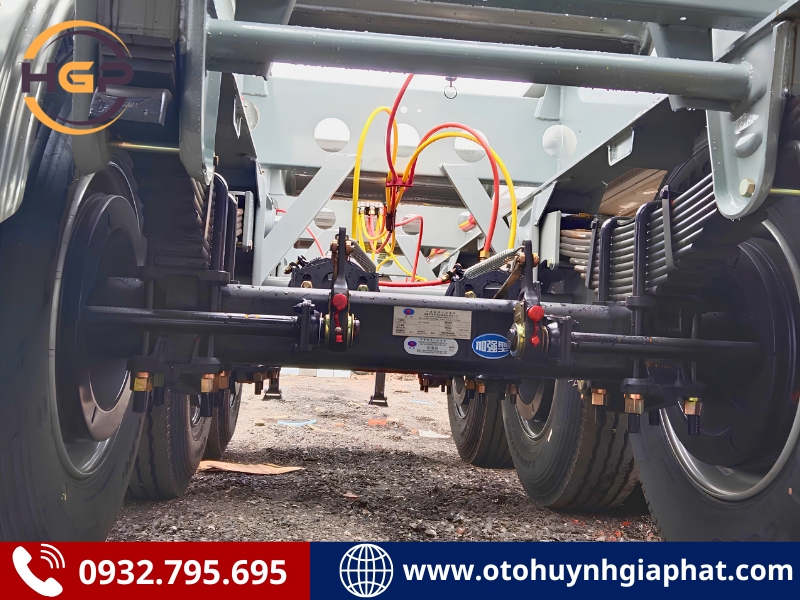 Hệ thống treo của rơ mooc cổ cò 45 feet Kaile