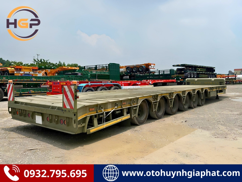 Fooc siêu trường siêu trọng TIANRUI 6 trục dài 18.8m tải 84 tấn