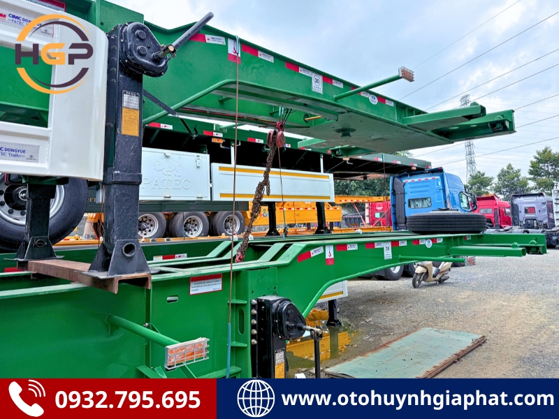 Thanh cổ của rơ mooc cổ cò CIMC DONGYUE 45 feet