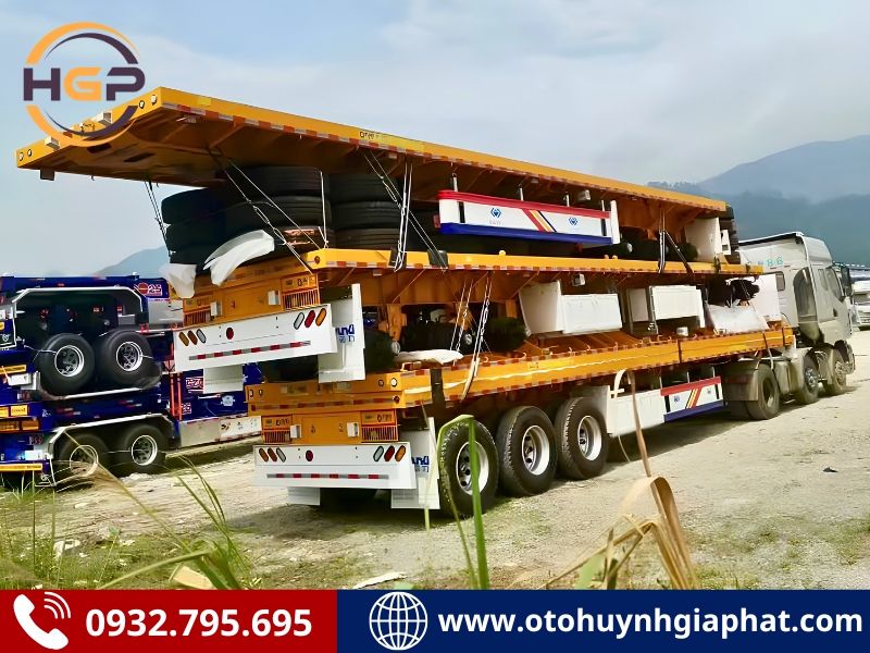 Phân phối toàn quốc - Mooc sàn Yunli 3 trục 40 feet