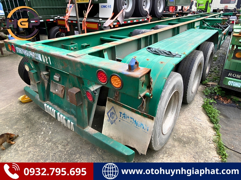 Thu mua rơ mooc KCT3 trục 40 feet cũ