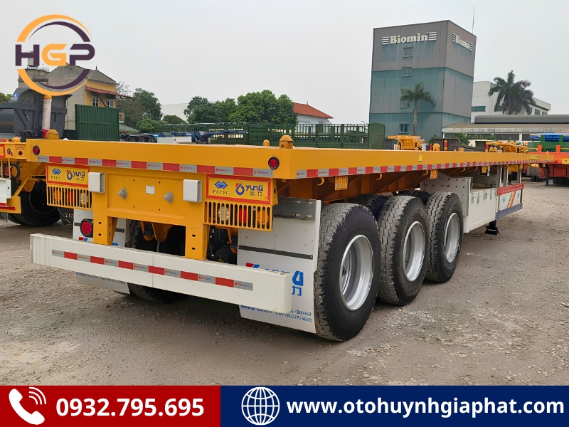 Bán giá tốt - Mooc sàn Yunli 3 trục 40Feet tải 32.15 tấn