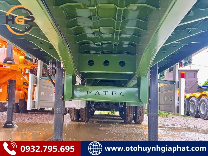 Khung chassis của mooc mui lửng Tianrui Patec