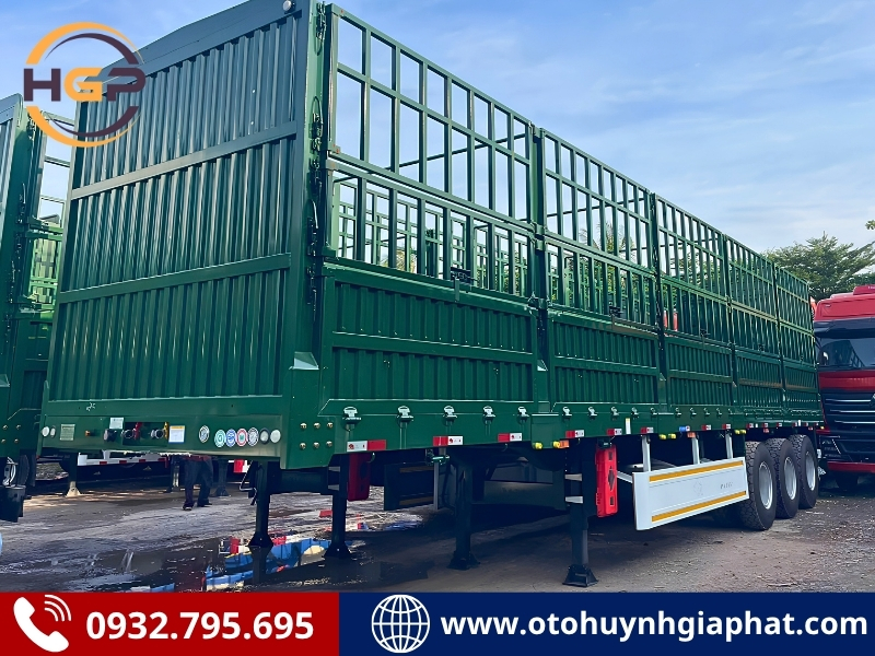 Rơ mooc khung mui xác nặng Xinhongdong Patec cao 4m