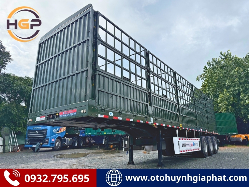 Hàng sẵn tại bãi - Mooc lồng Cimc Dongyue cao 4m xác nặng 9 tấn